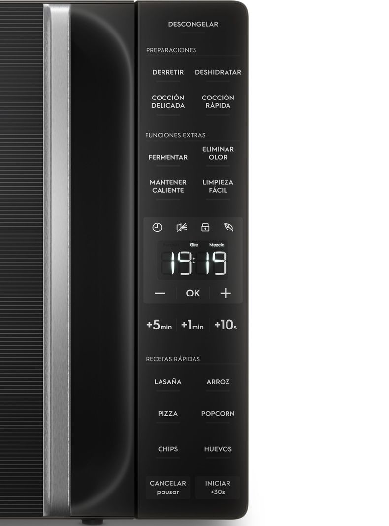 Microondas Electrolux 31 Litros Digital Descongelamiento Asistido ME31N Negro-6