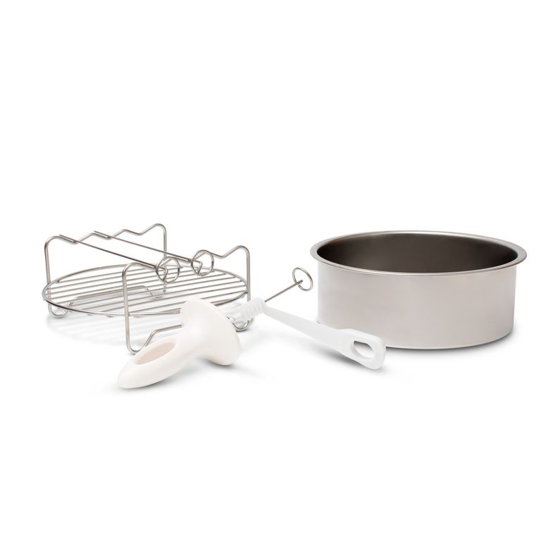 Kit Accesorios Freidora Aire Mademsa Molde, Parrilla y Rebanadora