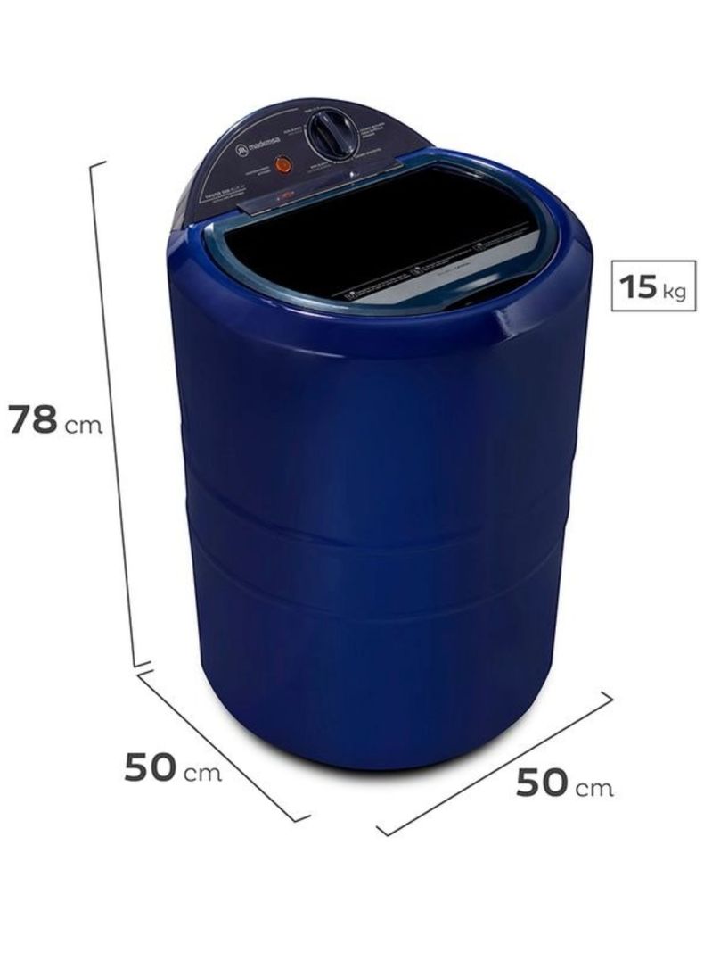 Lavadora Semi Automática Mademsa Twister 5100 Azul-1
