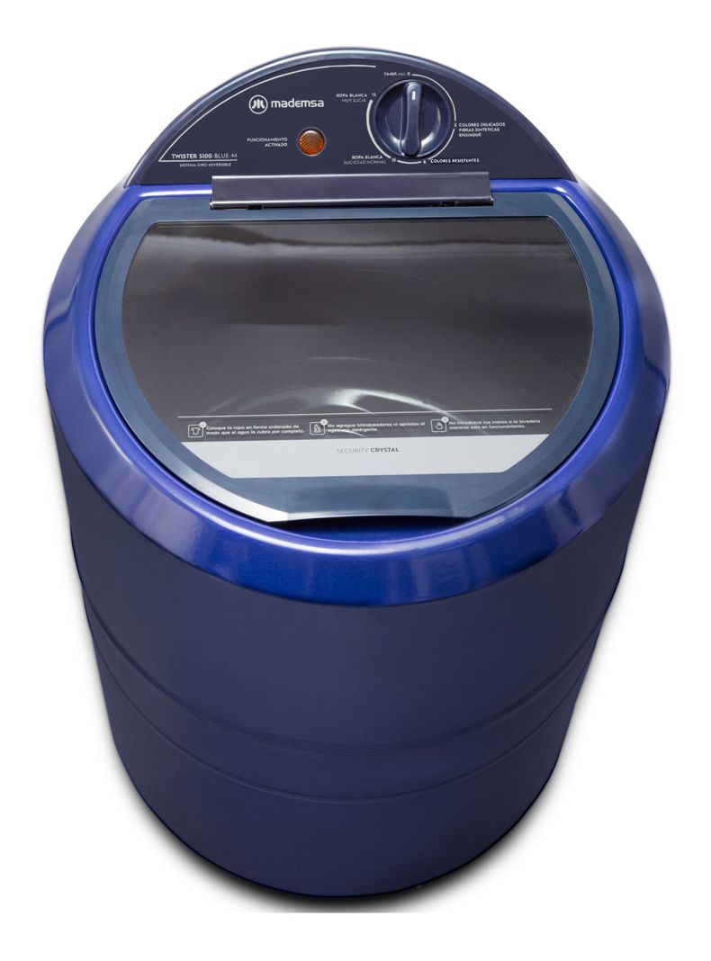 Lavadora Semi Automática Mademsa Twister 5100 Azul-4