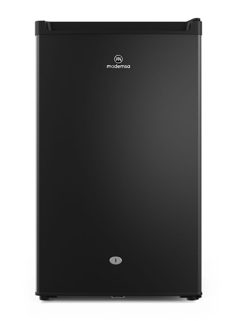 Mademsa Frigobar 120L Frío Directo con Llave y Luz LED MMB120B Negro