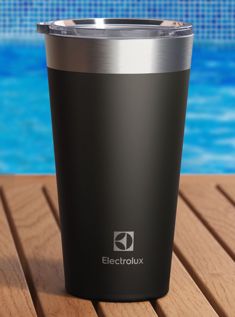 Vaso Térmico Electrolux 560 ml con Tapa Sense Negro-4