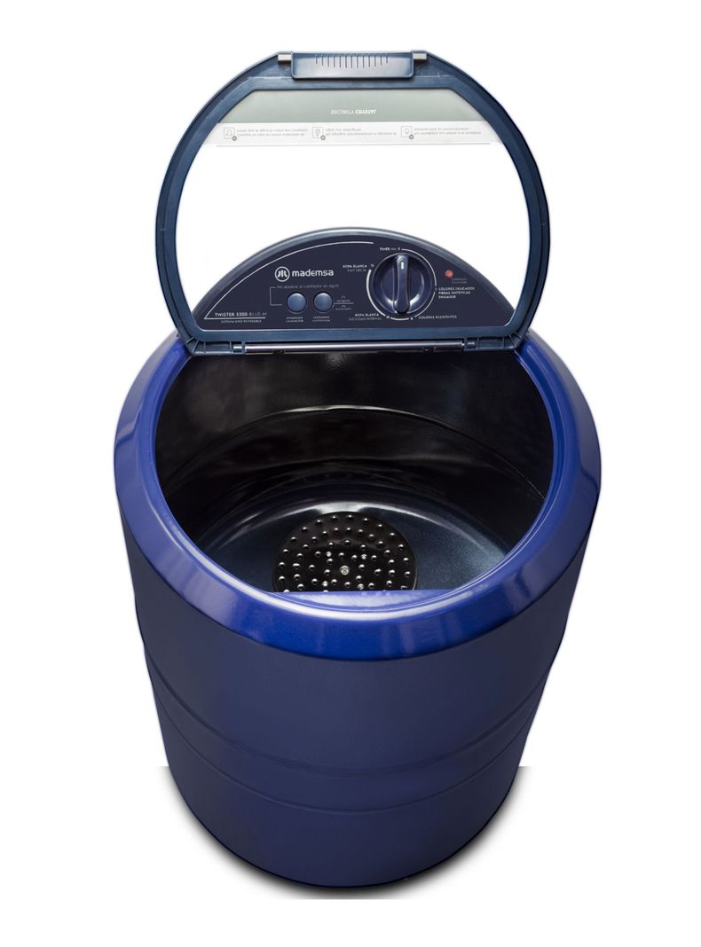 Lavadora Semi Automática Mademsa Calefactor Twister 5300 Azul-5