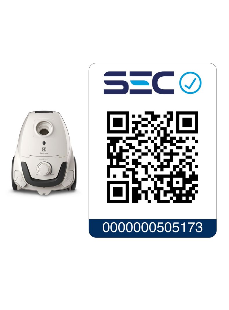 Aspiradora con Bolsa Electrolux 1600W Sonic BGG10-7