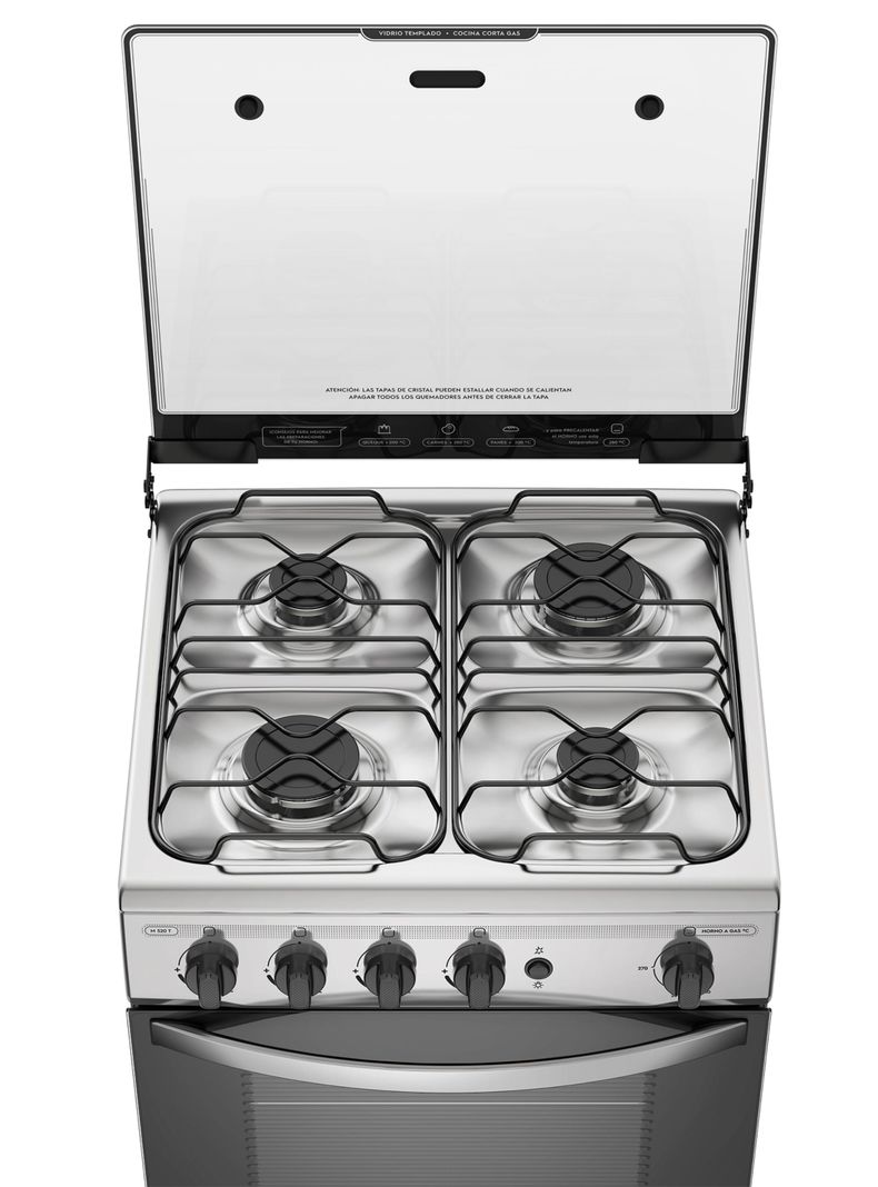 Cocina a Gas 4 Platos Mademsa Botón de Encendido M 520 T-5