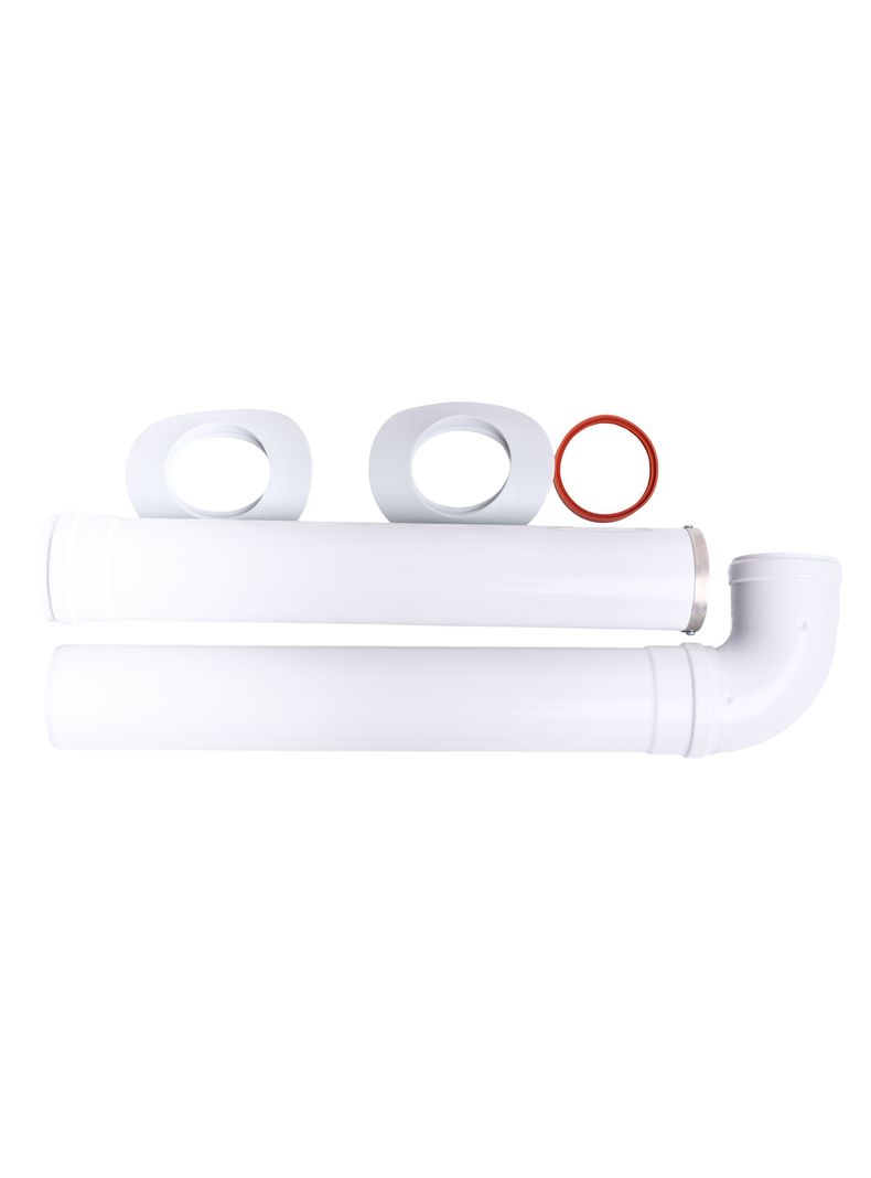 Kit Ductos Evacuacion Calefont Universal Tiro Forzado 13 Lt 80 mm