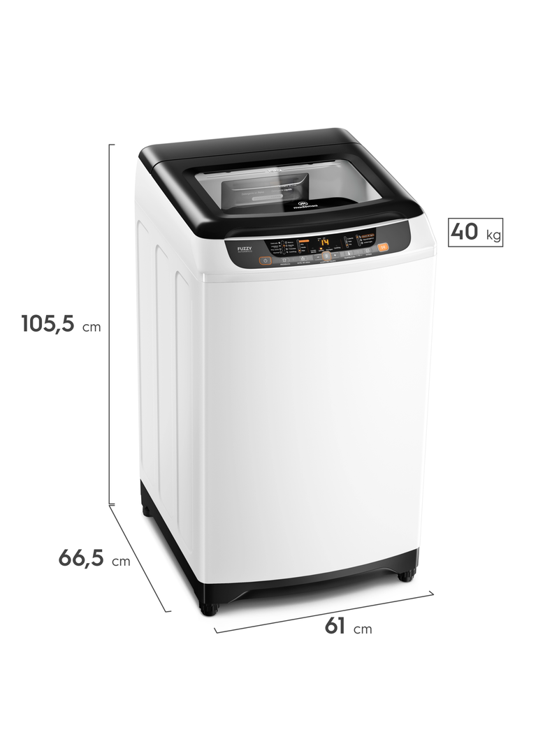 Lavadora Automática 18Kg Disolución Máxima 18 BZG Blanca-1