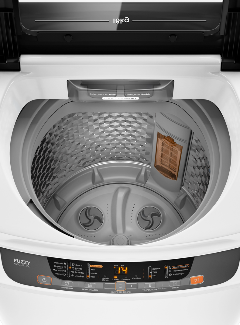 Lavadora Automática 18Kg Disolución Máxima 18 BZG Blanca-3