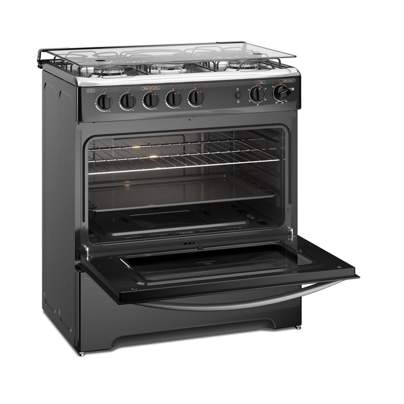 Cocina a Gas 5 Platos Mademsa Triple Llama M 940 T Negra-2