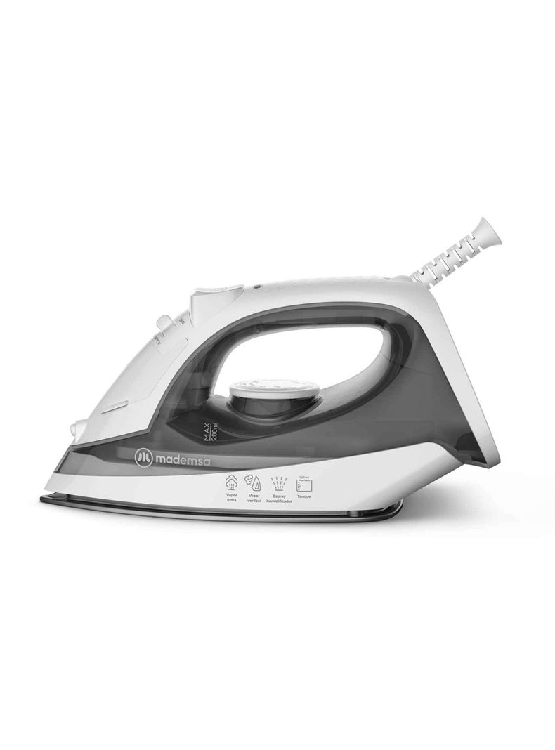 Plancha a Vapor Mademsa con Base Antiadherente MIR10-0