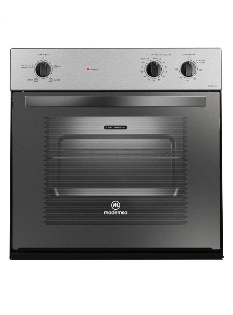 Horno Empotrable Eléctrico 66L Timer M Spazio 140A Negro... a $159.990