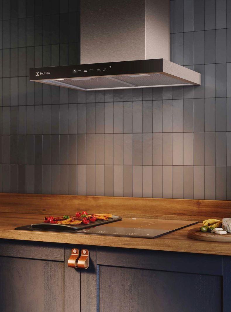 Campana Cocina Decorativa Electrolux 60cm Timer CE6TF-4