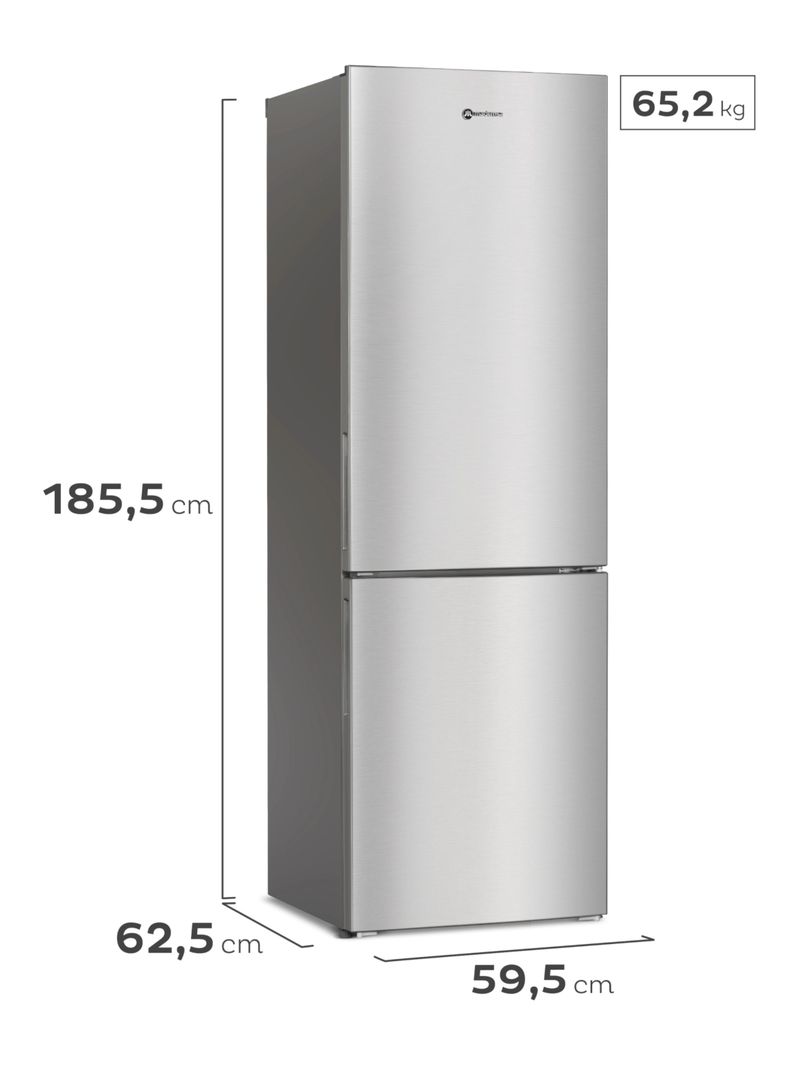 Refrigerador Mademsa 303L Bottom Freezer Nordik 480 Plus-1