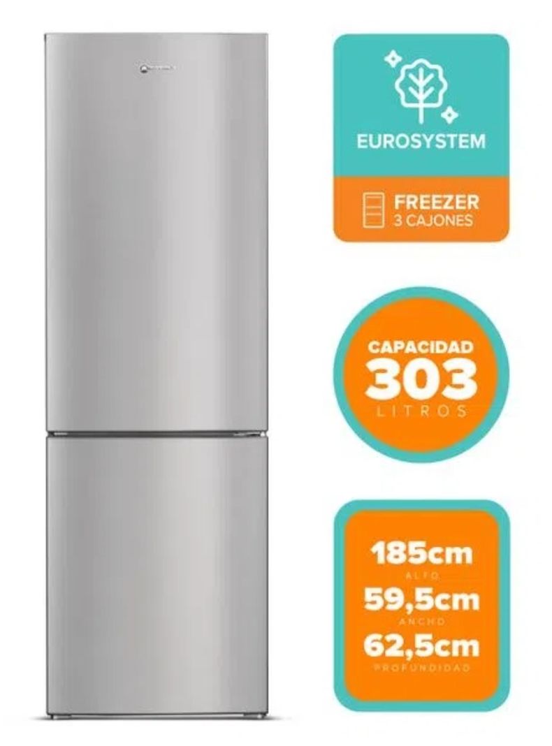 Refrigerador Mademsa 303L Bottom Freezer Nordik 480 Plus-4