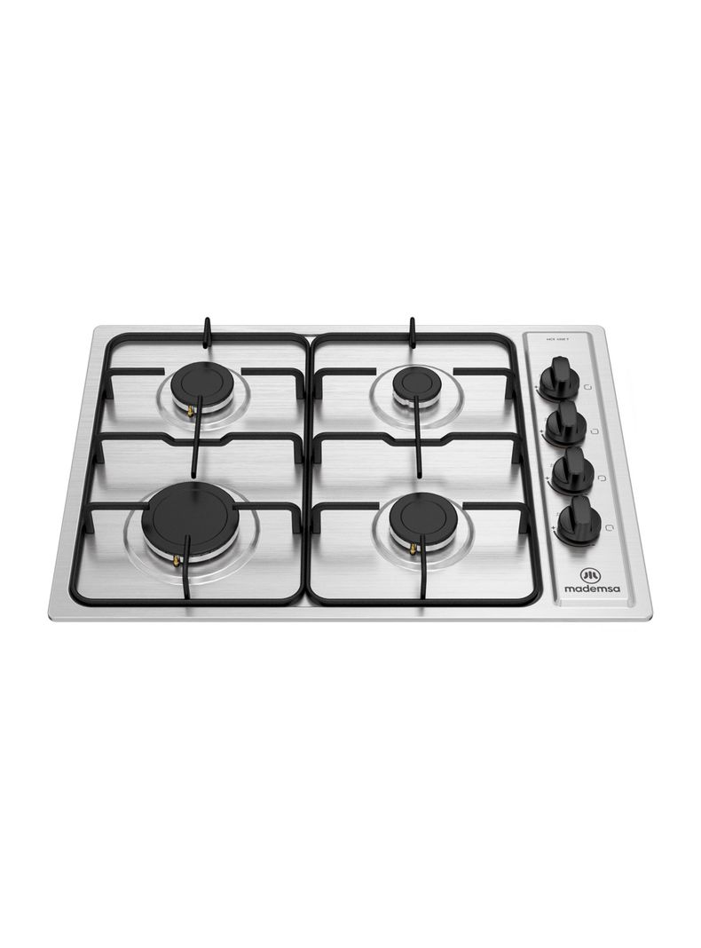 Encimera a Gas 4 Platos Encendido Eléctrico MCE 435E T Inox-0