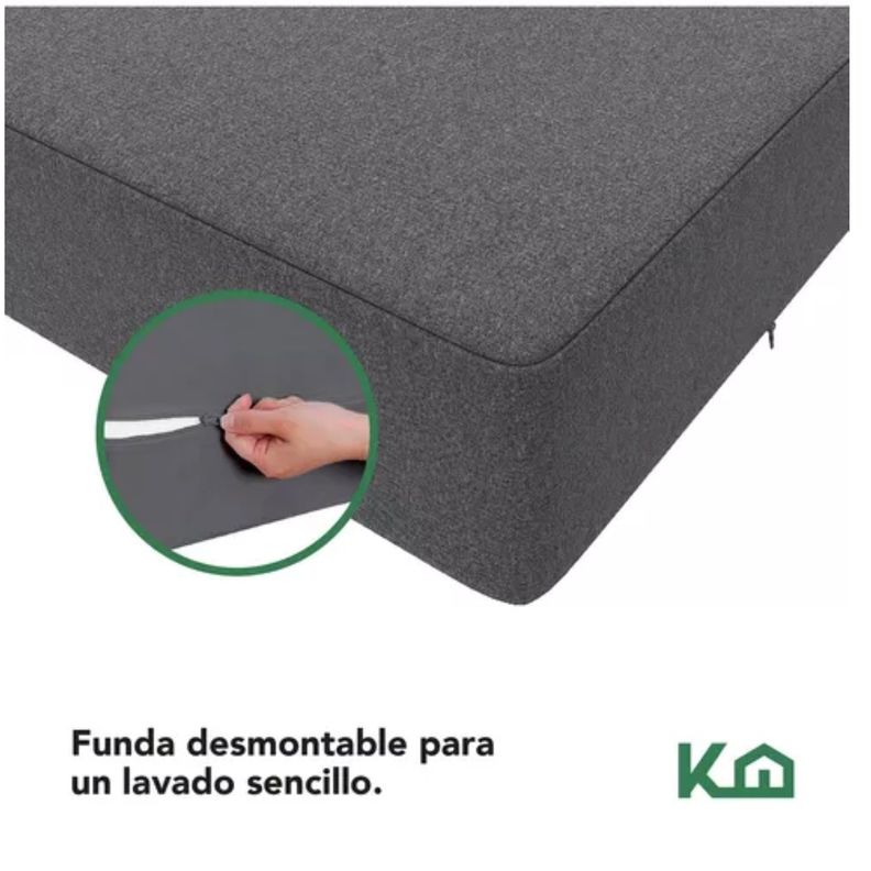 Sofa Cama Sillon Plegable Individual 2 En 1 Multifuncional-6