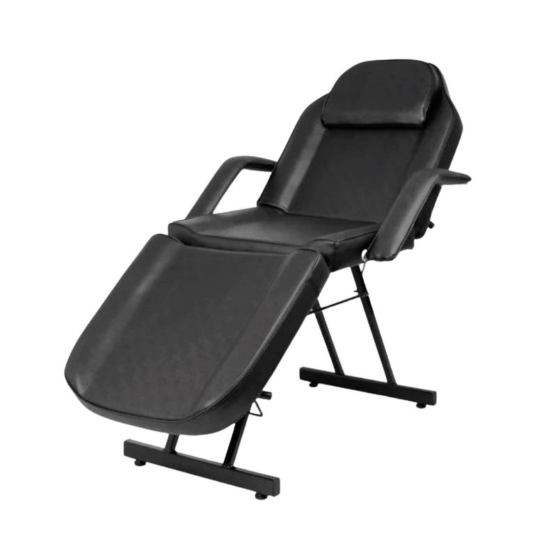 Camilla Reclinable Para Masajes Depilacion y Tatuajes Negra-0