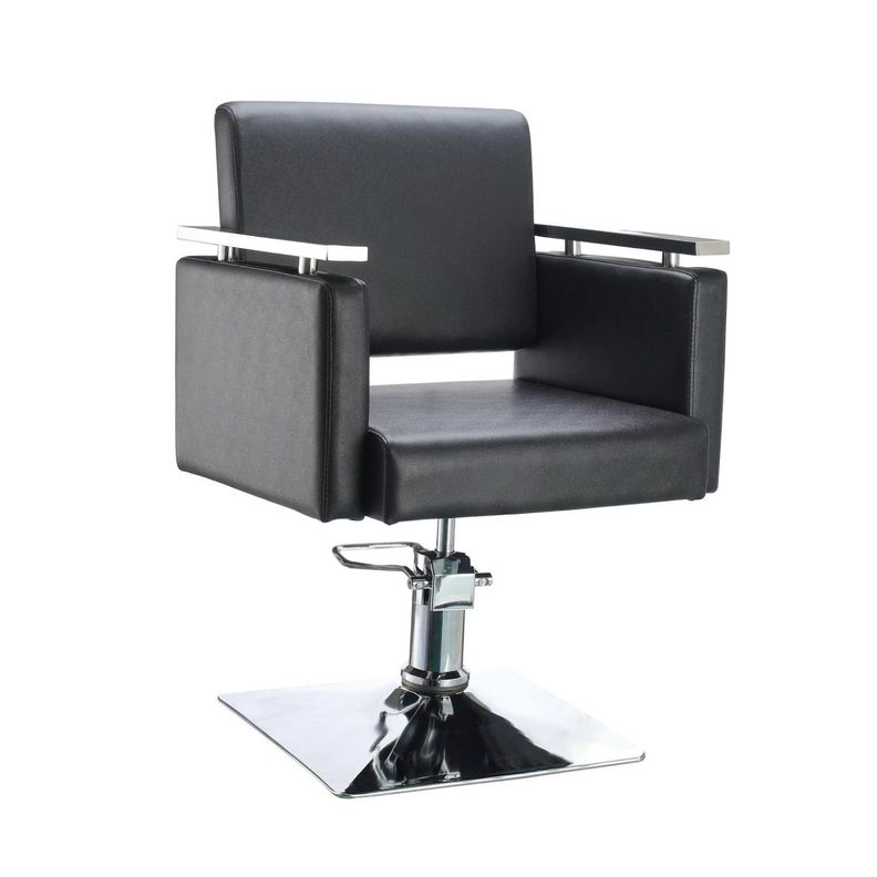 Silla Sillon De Barberia Hidraulico Estetica Salon Giratorio-0