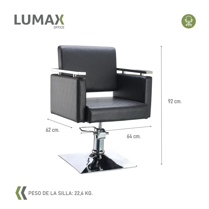 Silla Sillon De Barberia Hidraulico Estetica Salon Giratorio-2
