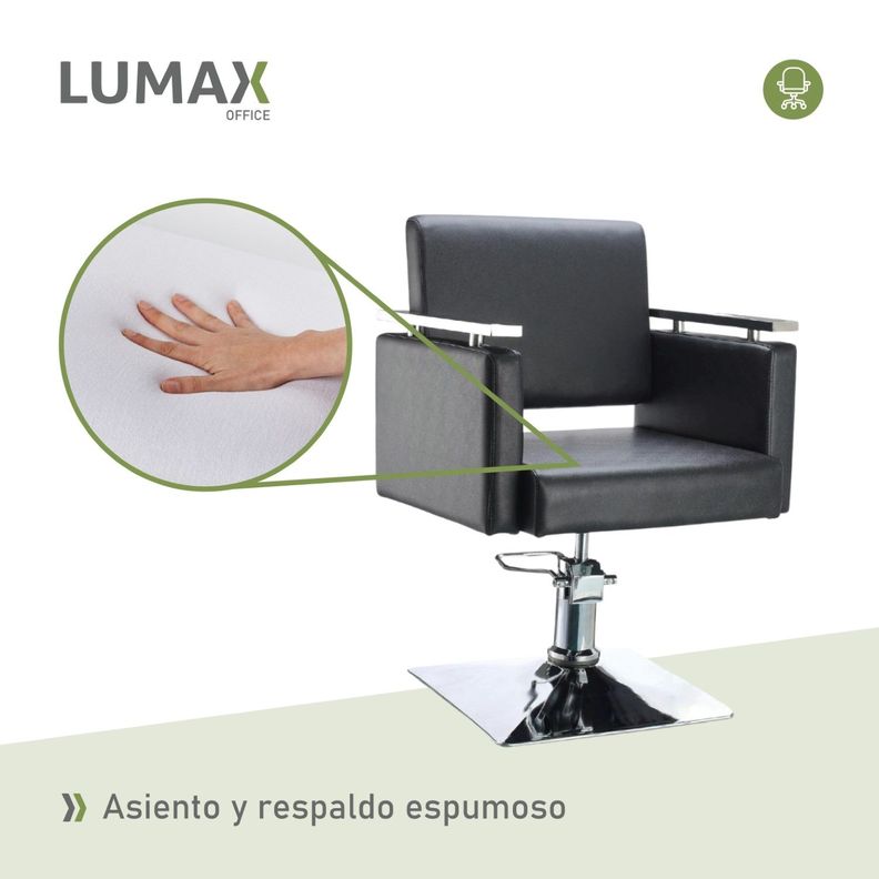Silla Sillon De Barberia Hidraulico Estetica Salon Giratorio-6