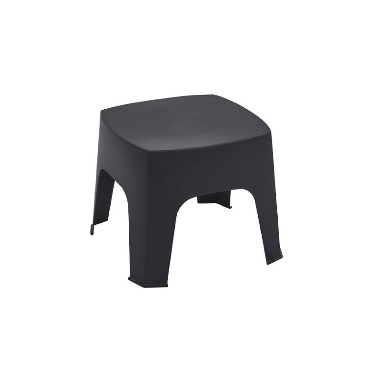 Mesa Banco Auxiliar Pvc Sunset Exterior Negra-0