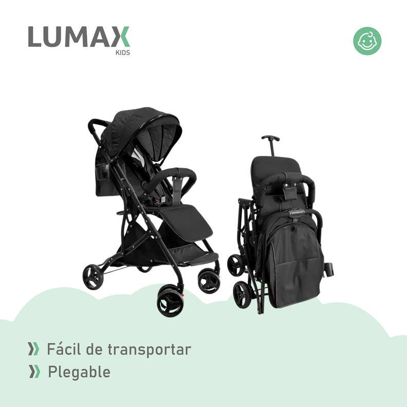 Coche Plegable Premium Kids Paragüita 3 posiciones-3