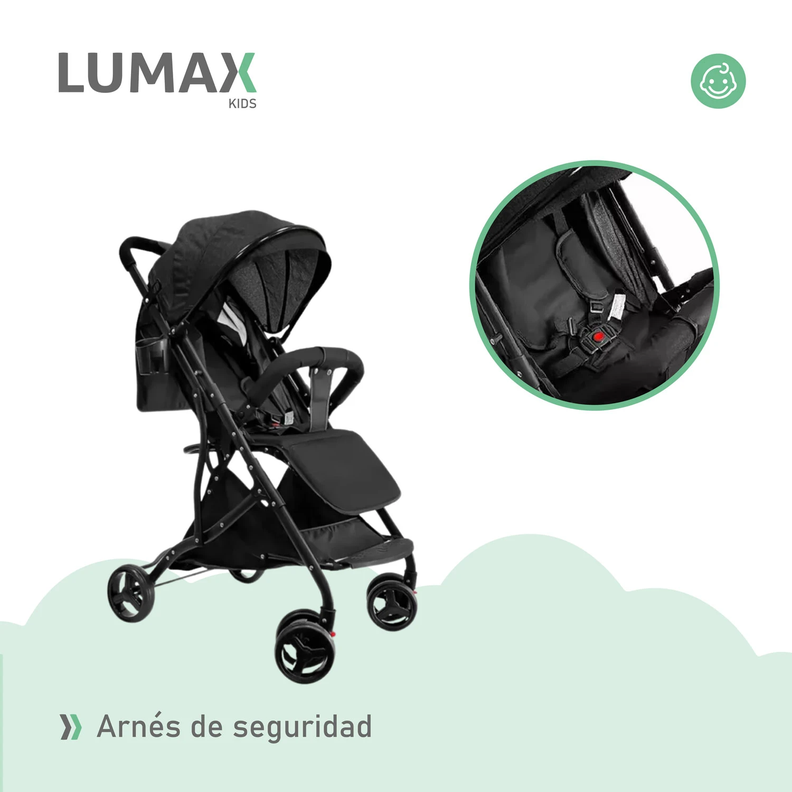 Coche Plegable Premium Kids Paragüita 3 posiciones-4