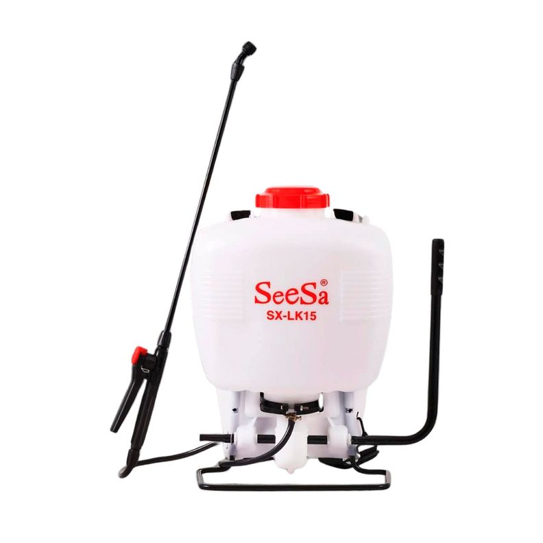 Fumigadora De Espalda Manual 15 Lts Pulverizadora Blanco