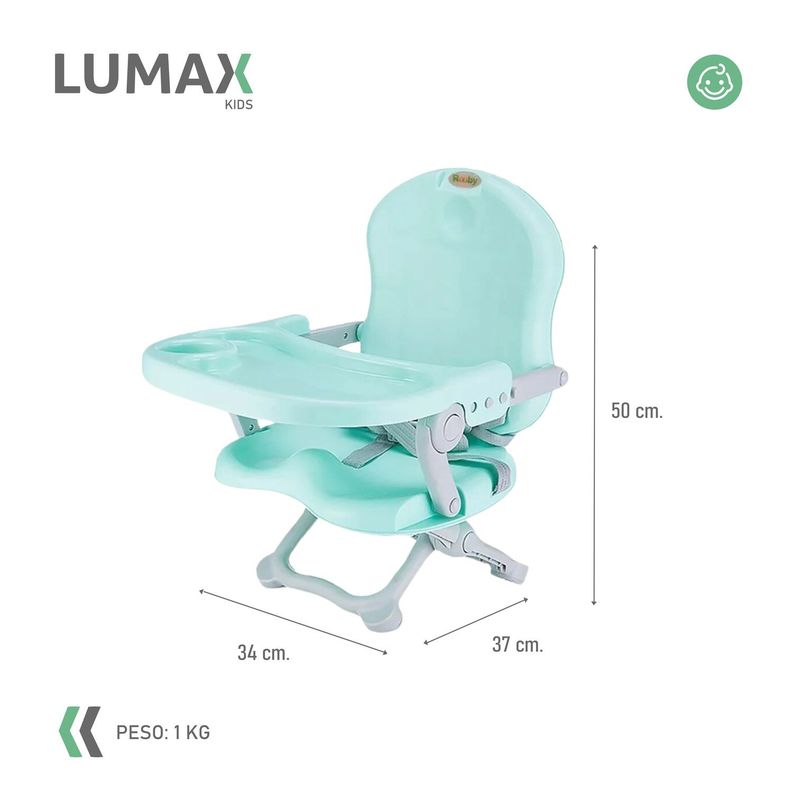 Silla Alta Bebe Portatil Plegable Asiento Con Charola-2
