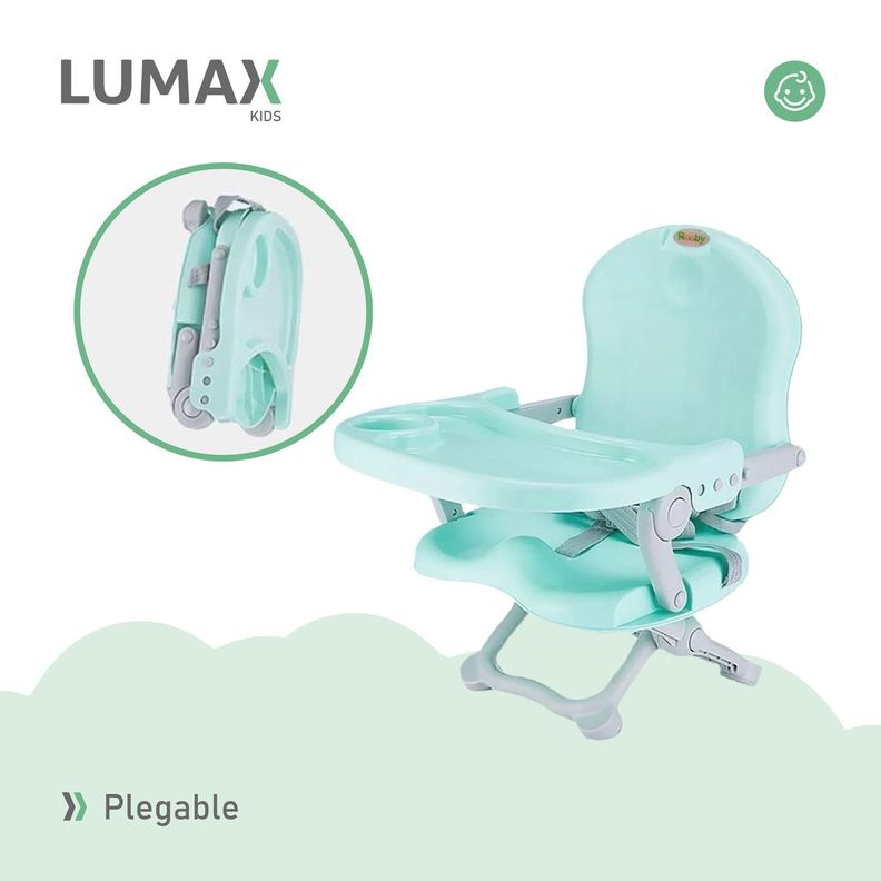 Silla Alta Bebe Portatil Plegable Asiento Con Charola-4