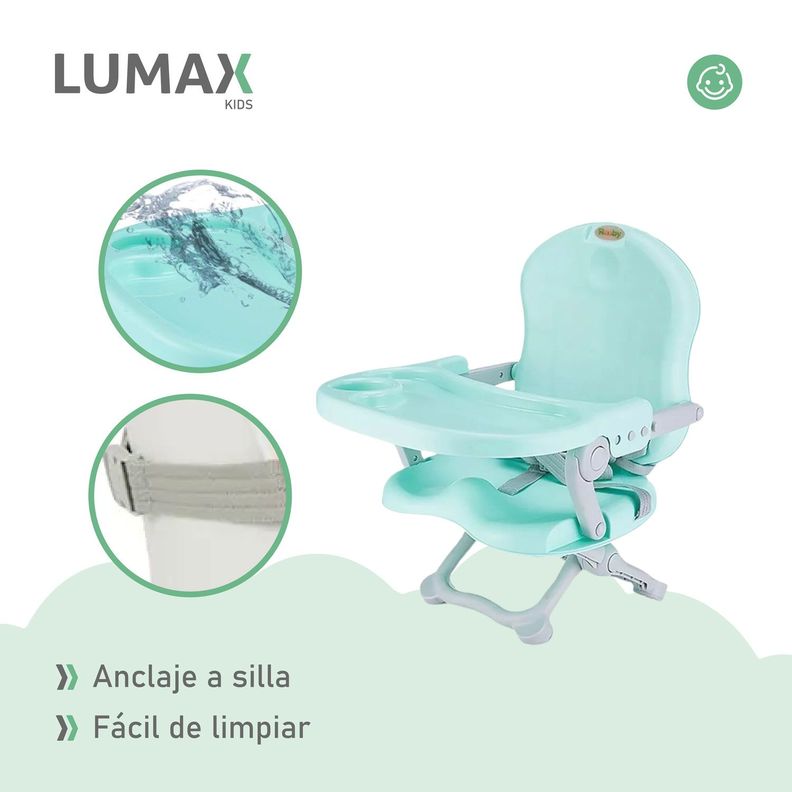 Silla Alta Bebe Portatil Plegable Asiento Con Charola-6