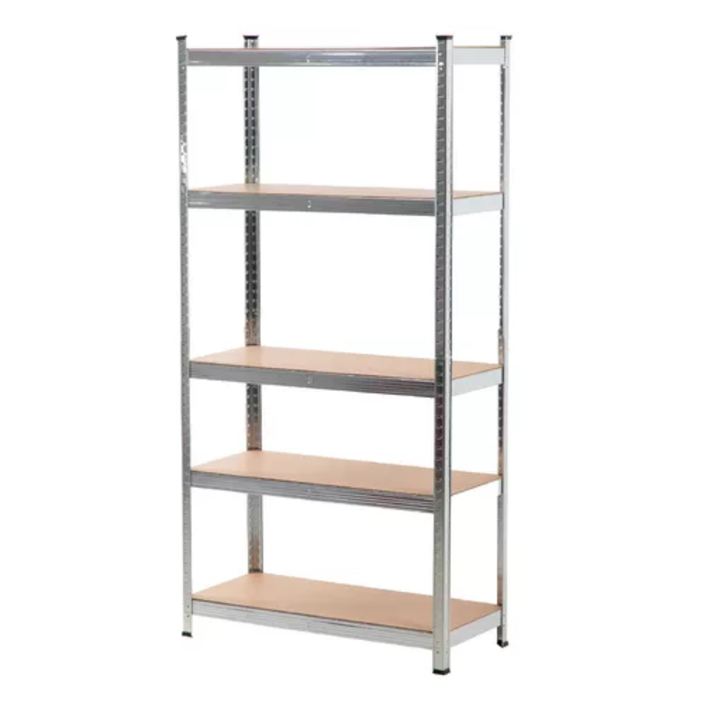 Estante Organizador 5 Niveles Madera 180x90cm Gris-0