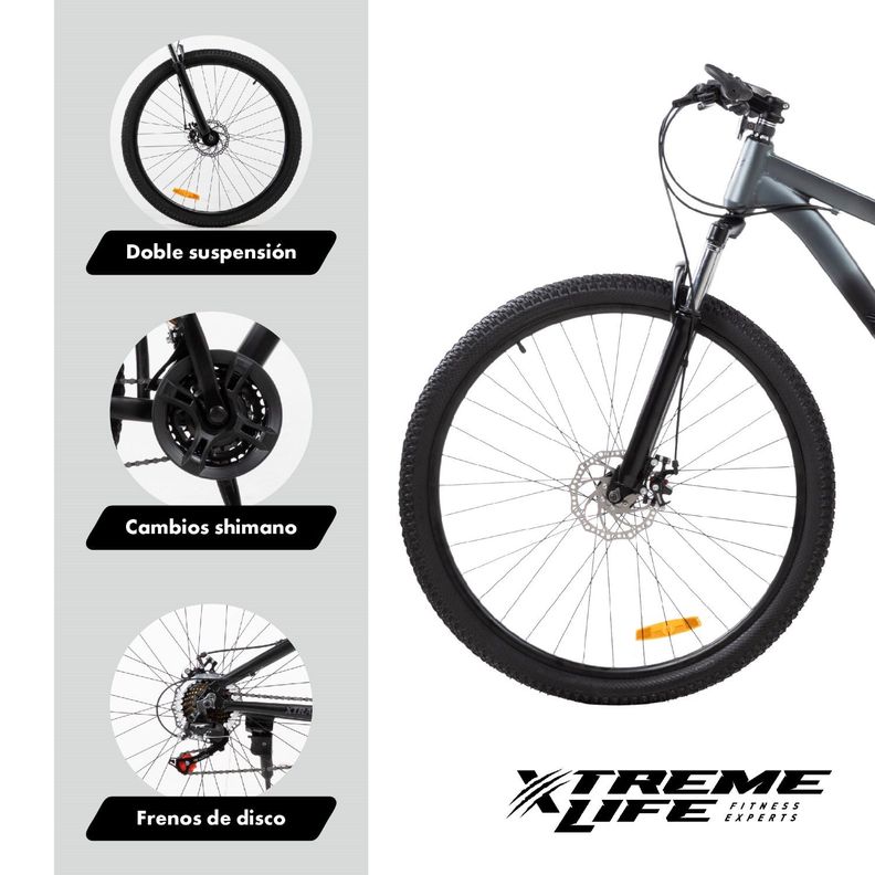 Bicicleta Mountain Bike Aro 29" 21 Velocidades-2