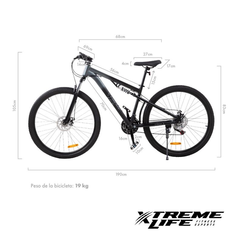 Bicicleta Mountain Bike Aro 29" 21 Velocidades-4