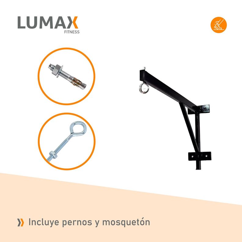 Soporte Saco Box + Pernos + Mosquetón-6