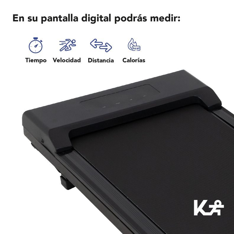 Trotadora Electrica Portatil Cardio Fitness Negra-2