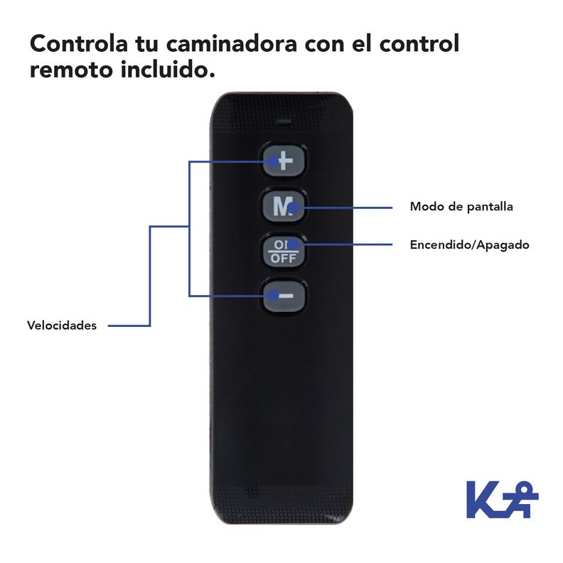 Trotadora Electrica Portatil Cardio Fitness Negra-3