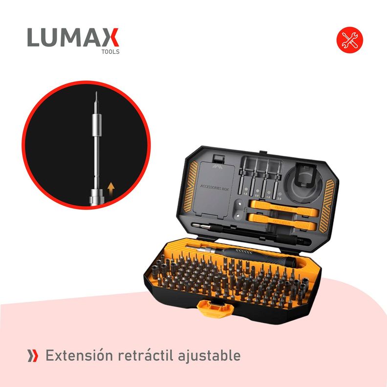 Set Destornillador De Precision Juego 143 Piezas-6