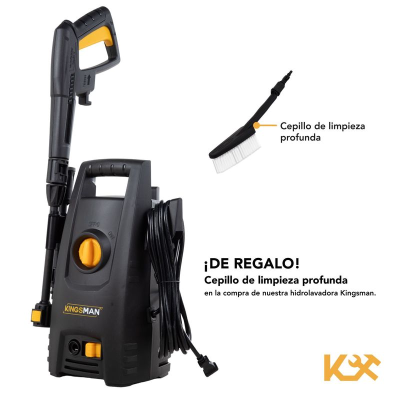 Hidrolavadora Electrica Portatil 1300 Psi 1200w + Accesorios-6