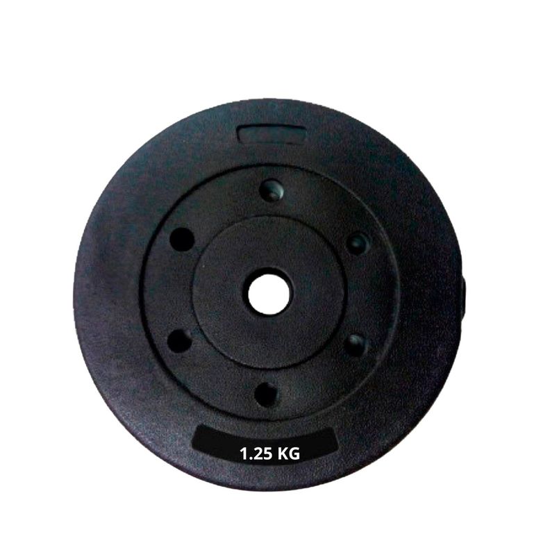 Disco Cementado Para Barra Mancuernas O Banco 1.25kg-0