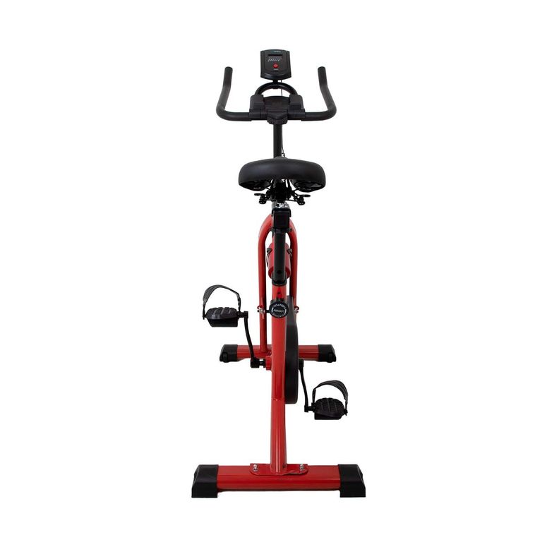 Bicicleta Estatica Fija Spinning Cardio Y Fitness Roja-3