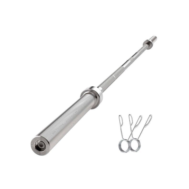 Barra Recta Olimpica Profesional 2.2m 15 Kg-0