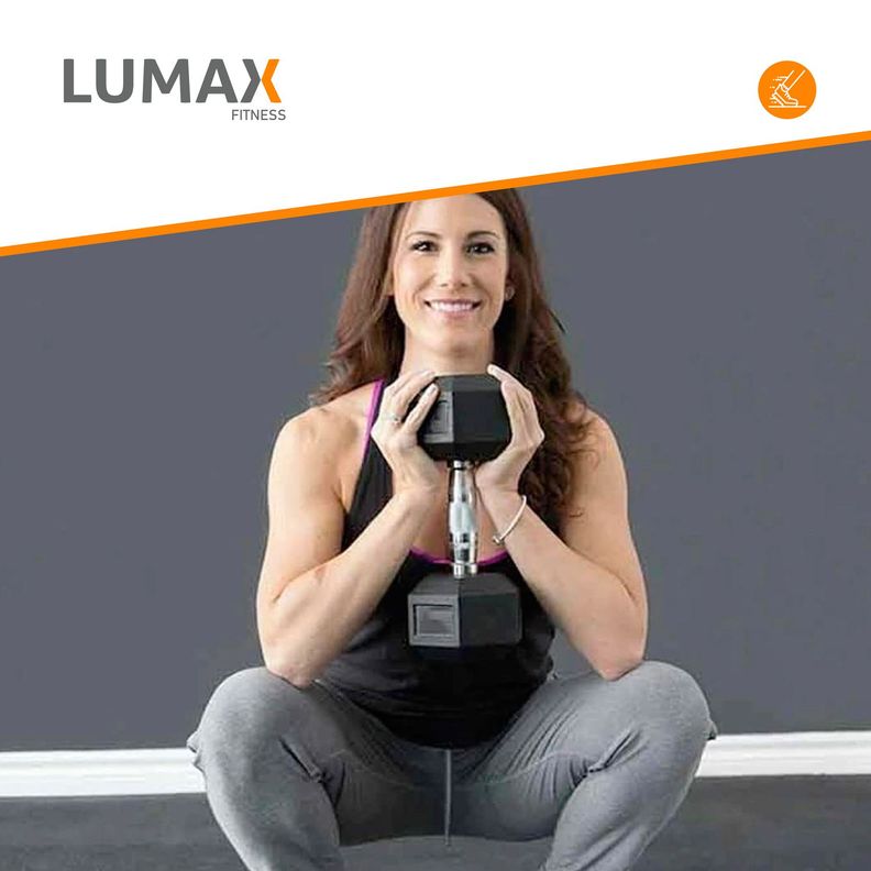 Set Par de Mancuernas Hexagonal 7.5 Kg por Unidad - Fitness-5