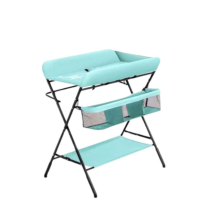 Cambiador De Pañales Para Bebe Plegable Portatil Verde-0