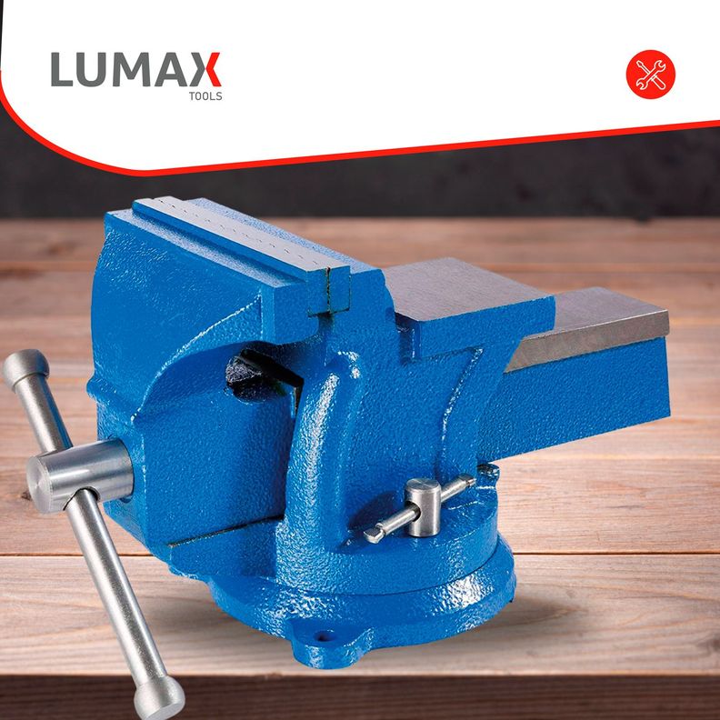 Morsa Prensa Tornillo de Banco Lumax 5 Pulgadas-3