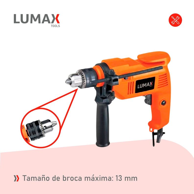 Taladro Con Percutor 600w 13mm Calidad Y Garantía-3