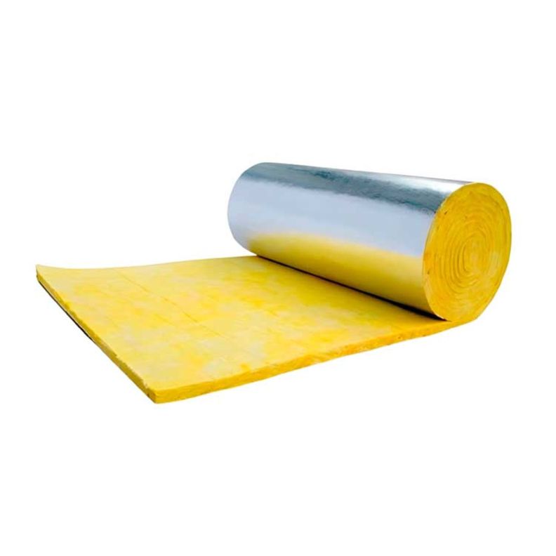 Rollo Lana de Vidrio Foil Aluminio 30mm Rinde 18mts2-0