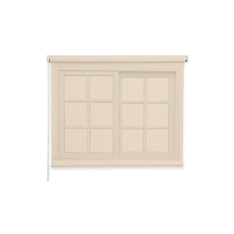 Cortina Roller Rustica Lumax 1.0 X 1.6 mts Beige-0