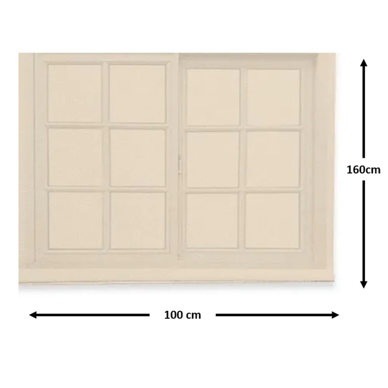 Cortina Roller Rustica Lumax 1.0 X 1.6 mts Beige-3