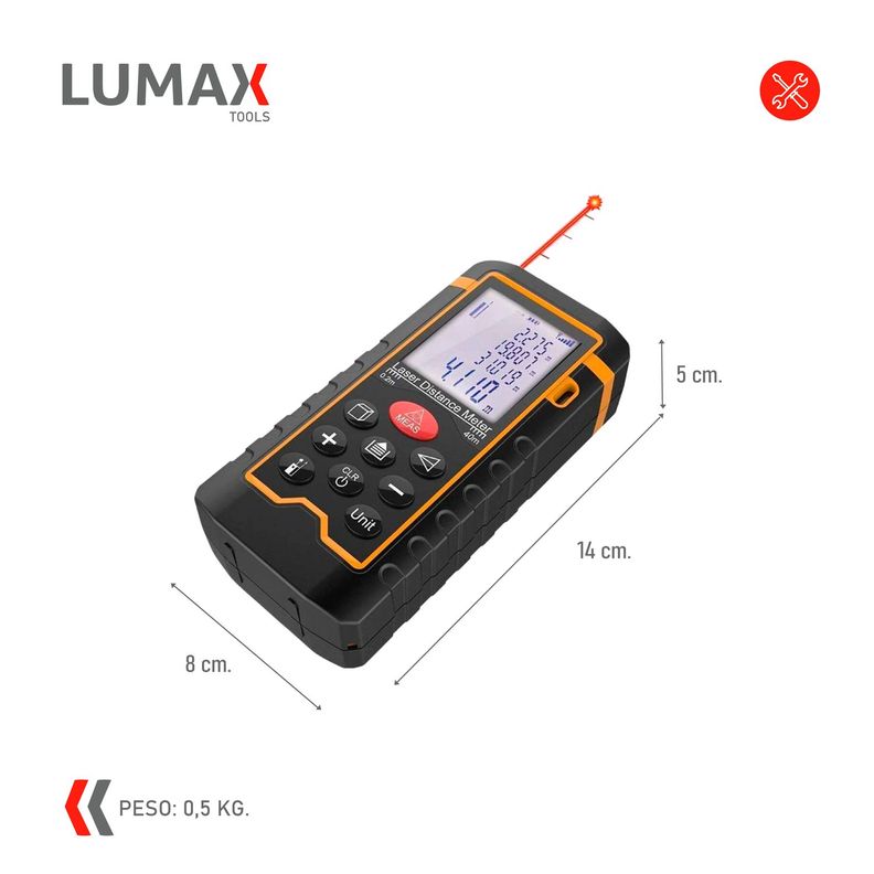 Medidor Laser Digital Lumax Envio Gratis-2